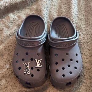 Crocs women’s size 10 with Decorative Charms